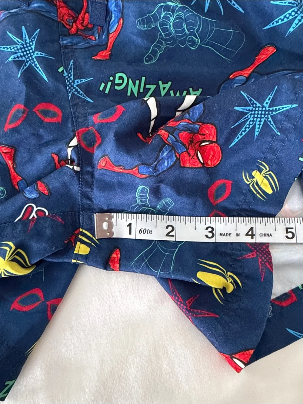 Hanna Andersson x Marvel Spider-Man Swim Trunks Boys 5 Navy Blue